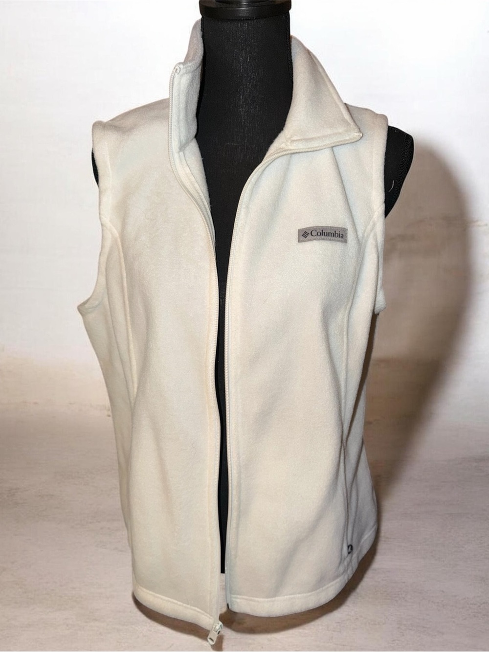 Columbia Women's Ivory Full-Zip Fleece Vest